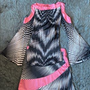 Missoni retro top and skirt set